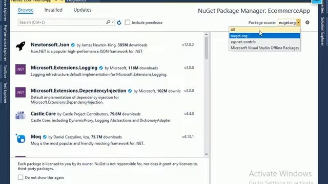 21 Package Installation for Entity Framework Core - Day 06 смотреть онлайн