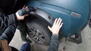 Силовые Расширители Арок "Торбик", установка, тонкости (Нива 3d)