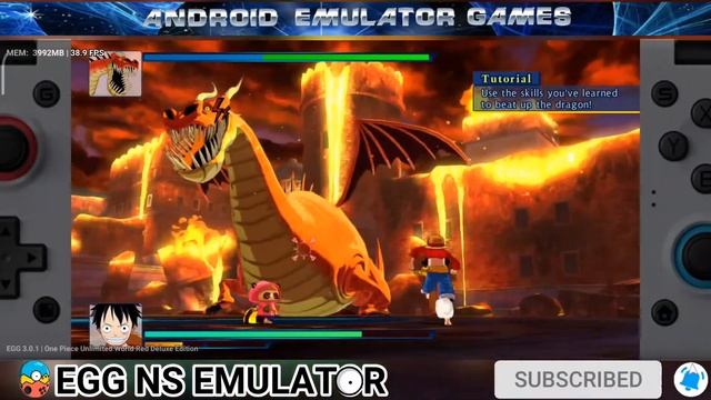 EGG NS 3.0.1 One piece Unlimited World Red Deluxe Edition Game Test with settings смотреть онлайн