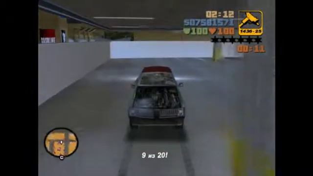 GTA 3 скрытая миссия- "гонка по гаражу". смотреть онлайн