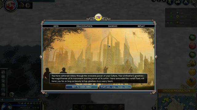 Civilization V - Cultural Victory - Egypt