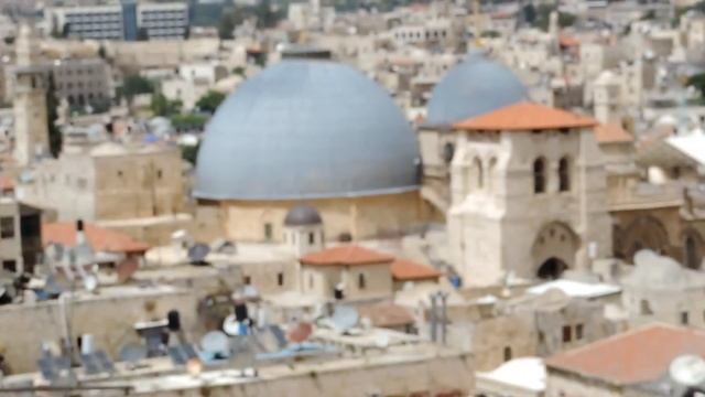 Иерусалим - Панорама Старого города с Башни Давида (Цитадели) смотреть онлайн