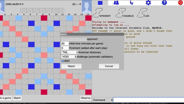 Internet Scrabble Club Tutorial смотреть онлайн