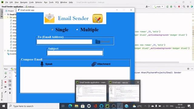 Create Your Own Email Sender Application (Part-2) | Python GUI Project | Step By Step Tutorial смотреть онлайн
