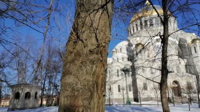 Кронштадт. Сад морского собора/Петровский овраг. 27.02.2022. смотреть онлайн