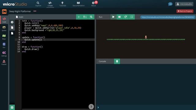 From asset pack to working prototype in 5 minutes - microStudio game engine смотреть онлайн