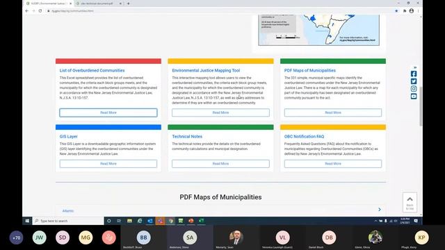 NJ DEP guide for understanding the data and tools about overburdened communities смотреть онлайн