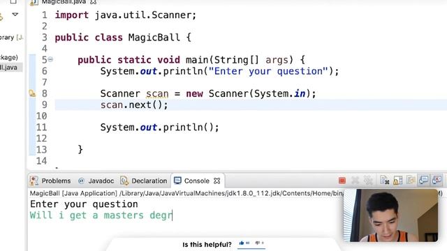 Java Program For Beginners - Magic 8 Ball #18 смотреть онлайн
