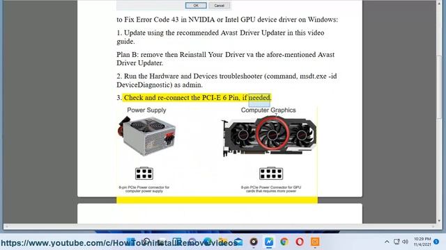 Fix Error Code 43 in NVIDIA/Intel GPU device driver on Windows 11/10 смотреть онлайн