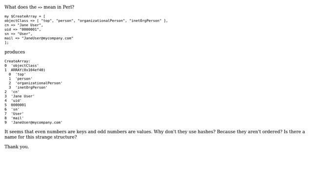 Software Engineering: Arrow =＞ in Perl (2 Solutions!!) смотреть онлайн