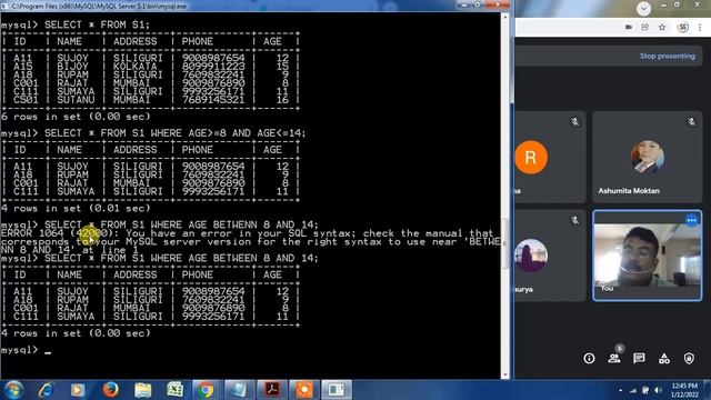 LIVE CLASS ON MY SQL GENERAL QUERY BETWEEN AND ORDER BY смотреть онлайн