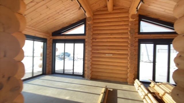 Баня в диком стиле - баня из бревна ручной рубки смотреть онлайн