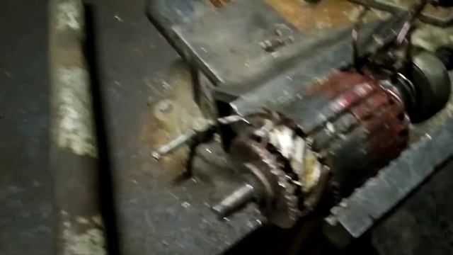 Разборка стартера медь без обжига