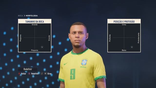 Ronaldo Fenômeno Pro Clubs FIFA23 Game face jovem смотреть онлайн