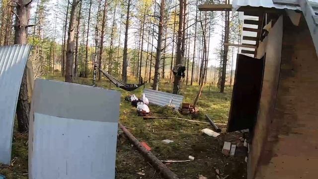 Охотничья изба в тайге #избушка смотреть онлайн