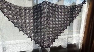 Шаль кири из козьего пуха. Раскрываю интригу.