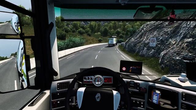 ETS 2 1.44 Convoy Multiplayer with mods RENAULT MAGNUM 440 (Clermont Ferrand ??-Marseille ??) смотреть онлайн