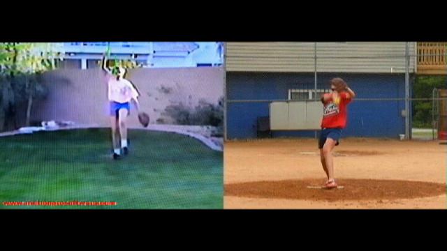 Fastpitch Softball Pitching Young Pitcher Natural vs Trained Mechanics смотреть онлайн