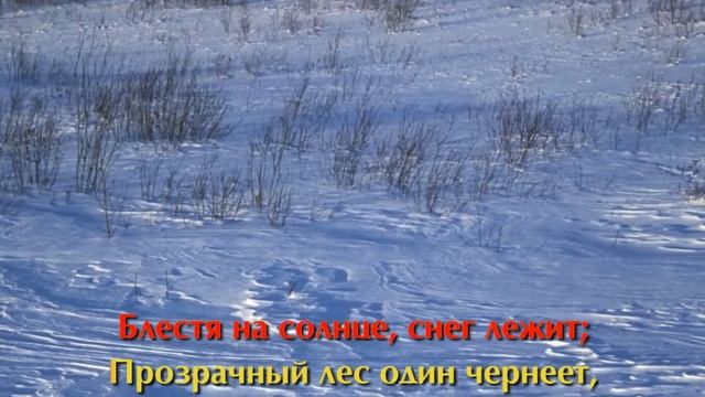 "Зимнее утро" Коренблит. Караоке. Пр-т "Экология русского языка. Синтез слова и музыки" для инофон смотреть онлайн