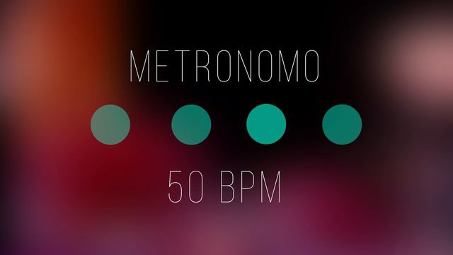 Metronomo 50 BPM 4/4 смотреть онлайн