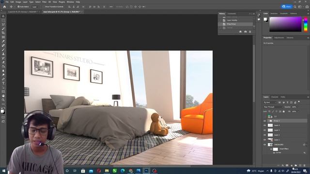 TUTORIAL EDIT PHOTOSHOP RENDER SKETCHUP ( INTERIOR ) смотреть онлайн