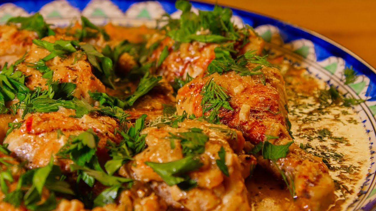 ГЕДЛИБЖЕ - сочная курица в сметанном соусе. Невероятно вкусное блюдо из простых ингредиентов! смотреть онлайн