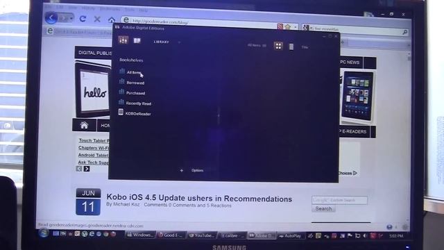 How To Load Ebooks On The Kobo Touch E-Reader