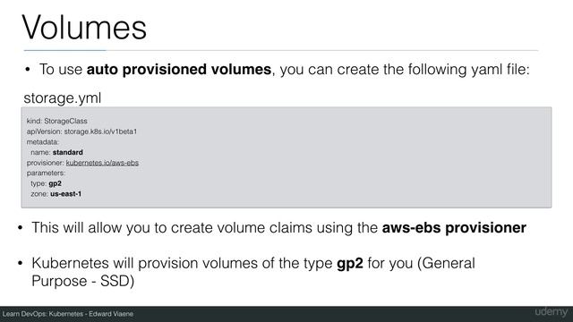 Week 4 Lecture 11 Volumes Autoprovisioning смотреть онлайн