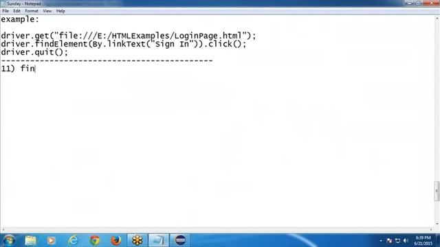 Selenium WebDriver Methods смотреть онлайн