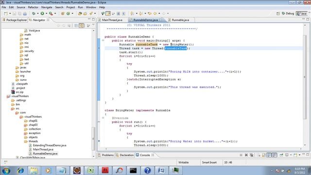 easyjavatutorials.in | Java Hindi Tutorial | JAVA Thread | Implementing Runnable interface смотреть онлайн