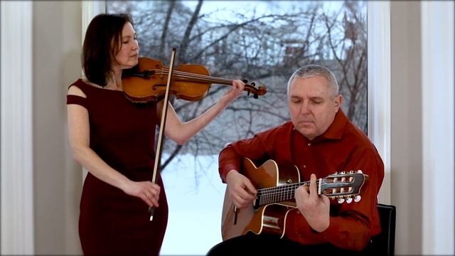 Astor Piazzolla, Oblivion - Violin/Guitar cover смотреть онлайн