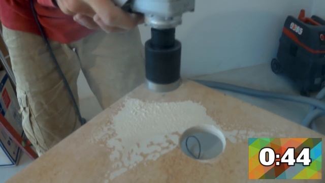 Алмазная коронка по керамограниту Trio Diamond. Отверстия в керамограните и плитке. Обзор коронок. смотреть онлайн