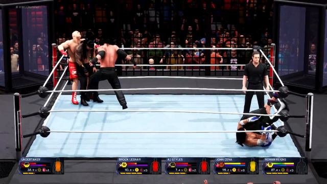WWE 2K20! 6 MAN ELIMINATION CHAMBER FULL MATCH GAMEPLAY! 2K20 2022 смотреть онлайн
