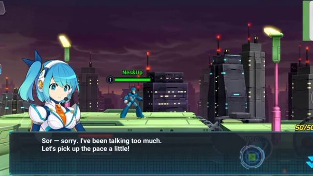 Mega Man X Dive (mobile game) First level смотреть онлайн