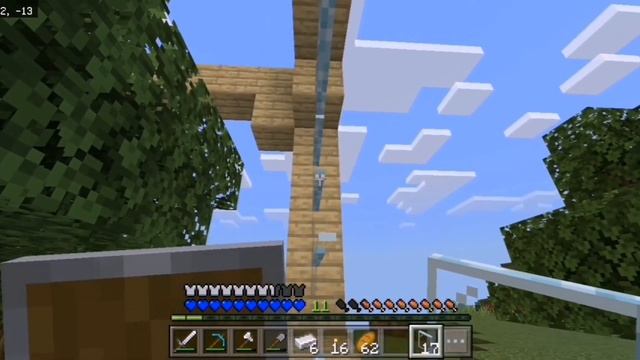 Построил пчелинный дом. Выживание 6. MINECRAFT смотреть онлайн