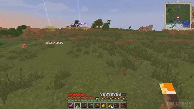 ч.19 Minecraft Опасные приключения - Нашлии Данж (спавнер) смотреть онлайн