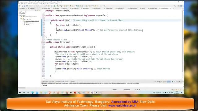 Object Oriented Concepts(18CS45)-Java Multi-threading Part-2 смотреть онлайн