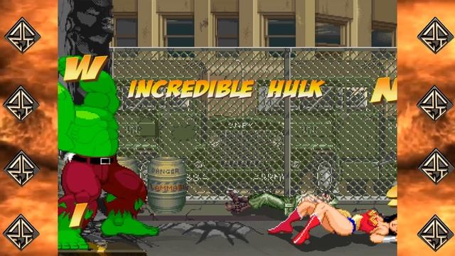Wonder Woman (DC Comics) vs Incredible Hulk (Marvel Comics) - Ultimate Mugen Fight 2017 смотреть онлайн