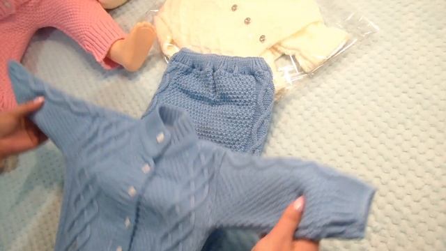 Вязаный костюм "Плетёнка" аванде на ребёнка от 3 до 6 месяцев, производство МоёДитё смотреть онлайн