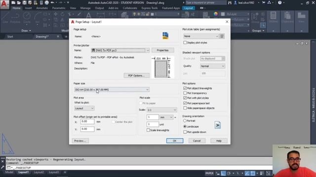 PLOTAR NO AUTOCAD COMO CONFIGURAR O TAMANHO DE FOLHAS NO LAYOUT смотреть онлайн