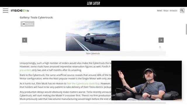 Tesla Racks Up Over 1 2 Million Pre Orders For The Cybertruck/BAC смотреть онлайн