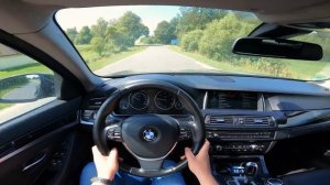 2014 BMW 5 Series F11 530d 258 Hp POV Test Drive @DRIVEWAVE1