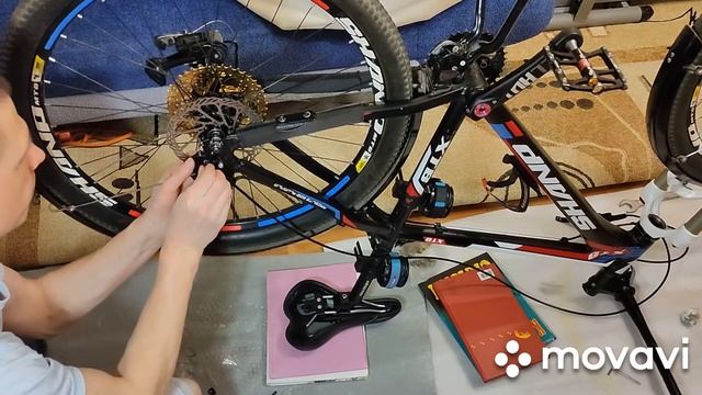 Горный велосипед SHANP Часть 31. Замена кассеты 11S 11-42 ZTTO и Гидравлики NUTT на Shimano MT200.