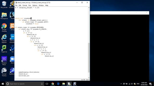 Pygame - Black Screen Error смотреть онлайн