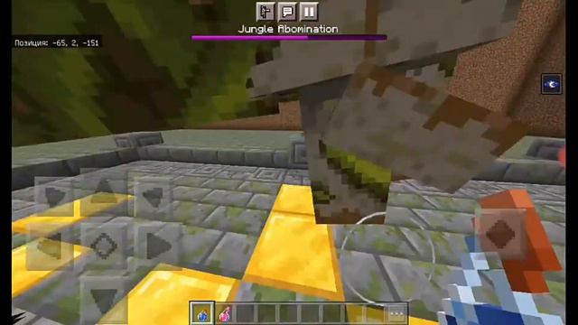 Mobs Battle #42. Мерзость Джунглей против Железных Големов - Jungle Abomination VS Iron Golems.