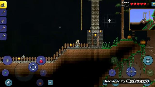 Terraria 1.3 (android).Прохождение за воина #2 смотреть онлайн