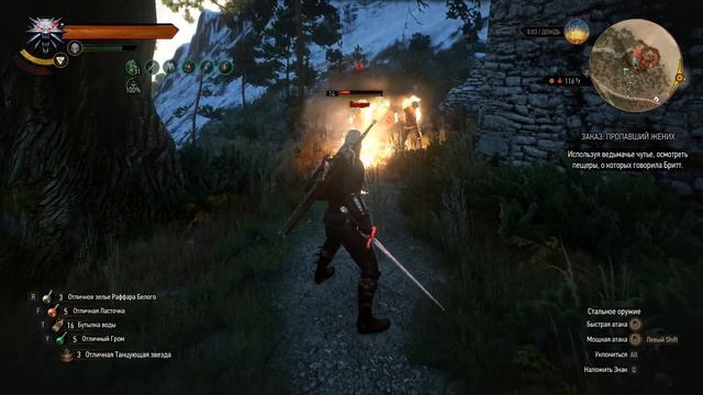 The witcher 3 - Анимация добивающих ударов смотреть онлайн