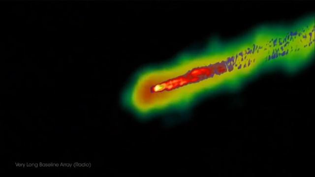 Приближение к центру галактики М87 смотреть онлайн