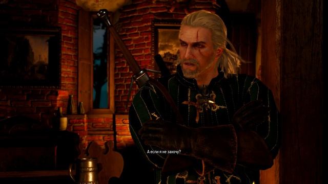 The Witcher 3 - Wild Hunt. Dialogue with Red Baron / Диалог с Красным Бароном. смотреть онлайн