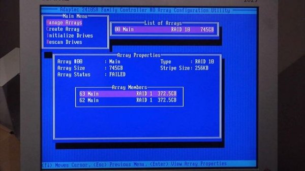 Data Recovery from Adaptec Raid Controller